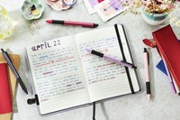 Markeerstift STABILO Boss en balpen STABILO Pointball Wildflower ass-1