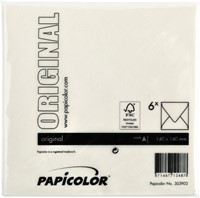 Envelop Papicolor 140x140mm anjerwit pak à 6 stuks-3