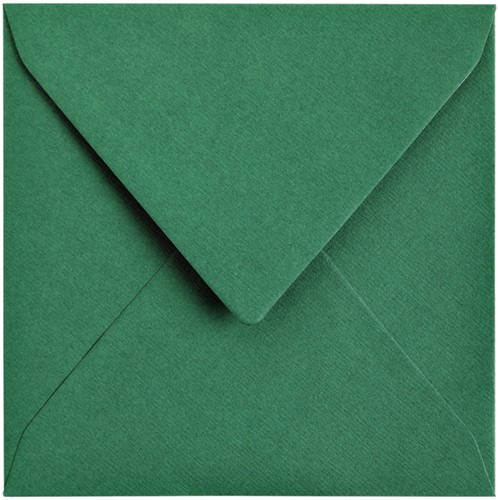 Envelop Papicolor 140x140mm dennengroen pak à 6 stuks-2