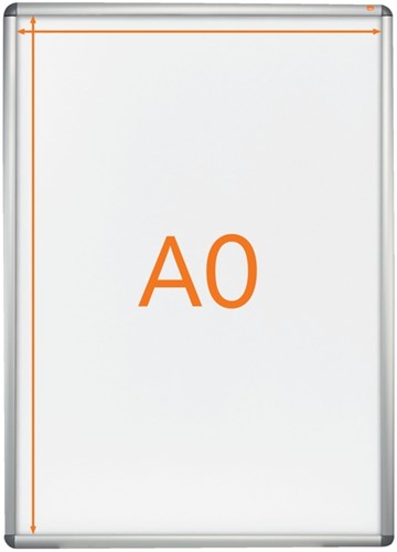 Kliklijst Nobo Premium Plus A0 118x84,1cm aluminium-1
