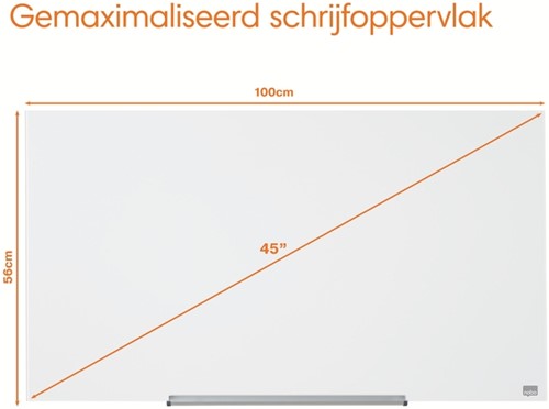 Glasbord Nobo Impression Pro 99,3x55,9cm briljant wit-4