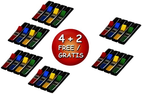 Indextabs Post-it 6835 11.9x43.1mm assorti 100 tabs-3