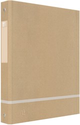 Ringband Oxford Touareg A4 4-rings O-mech 25mm naturel