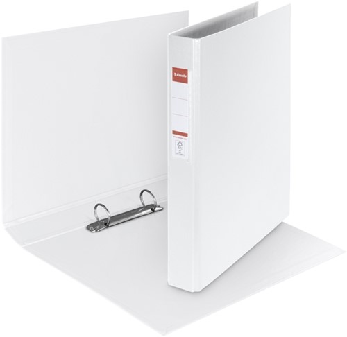 Ringband Esselte VIVIDA A4 4-rings O-mechaniek 25mm PP wit-2