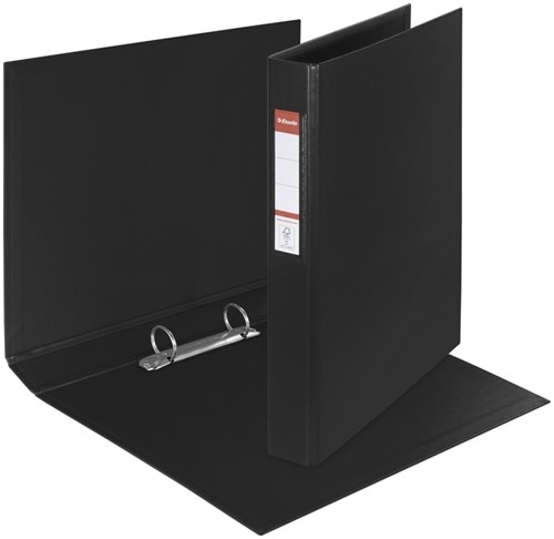 Ringband Esselte VIVIDA A4 2-rings O-mechaniek 25mm PP zwart-1