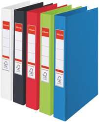Ringband Esselte Standaard A4 42mm 30% gerecycled PP folie assorti