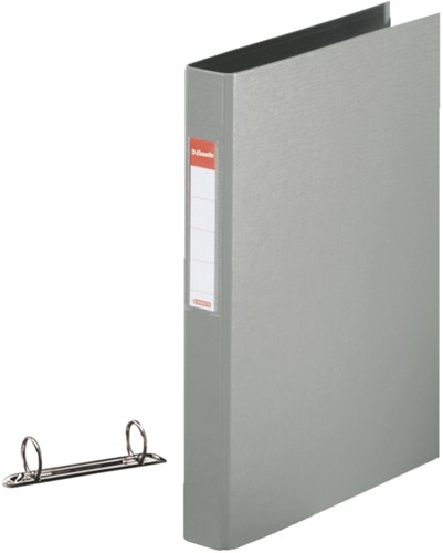 Ringband Esselte Standaard A4 25mm 30% gerecycled PP folie grijs