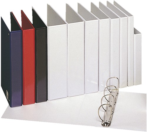 Presentatieringband Esselte Essentials panorama A4 4-rings D-mechaniek 20mm zwart-2