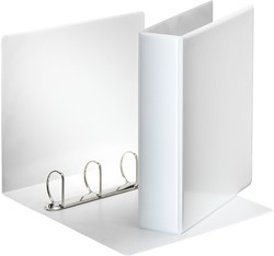 Presentatieringband Esselte Essentials panorama A4 4-rings D-mechaniek 77mm wit