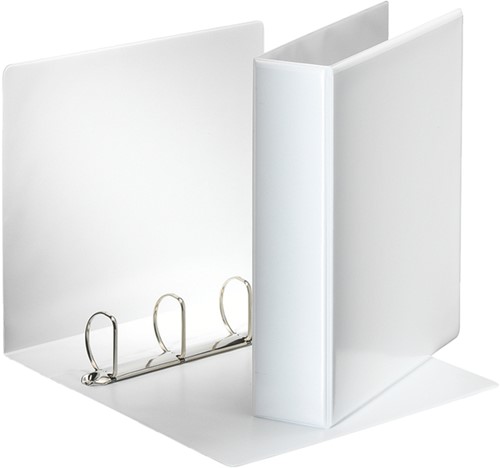 Presentatieringband Esselte Essentials panorama A4 4-rings D-mechaniek 77mm wit