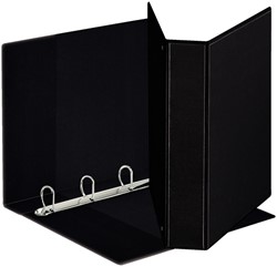 Presentatieringband Esselte panorama A4 4-rings D-mechaniek 51mm PP zwart
