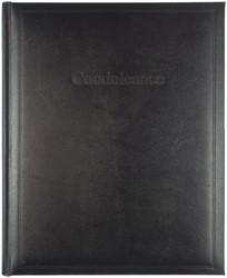 Condoleancealbum Kangaro 260x210mm zwart