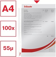 Showtas Esselte copy safe 0.06mm PP A4 glashelder 100 stuks-7