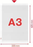 Showtas Esselte PP A3 recht 50 stuks-5