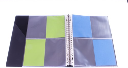 Fototas Multo A4 23-gaats 4-vaks 10X15cm PP transparant 10 stuks-1