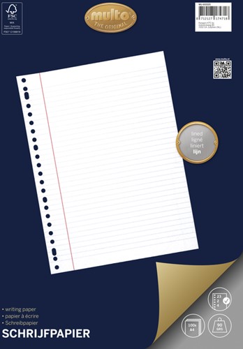 Interieur Multo A4 23-gaats lijn 100 vel