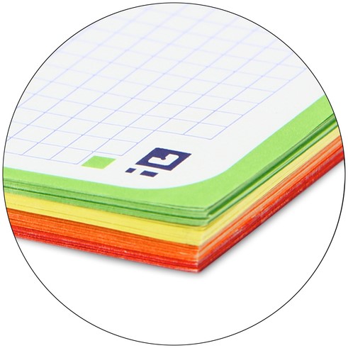 Projectboek Oxford School A5+ lijn 6-gaats 240 pagina's 80gr blauw-2