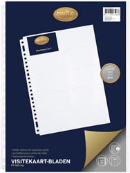 Showtas Multo 23-gaats A4 235x312mm PP voor 10 visitekaartjes 10 stuks