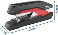Bureaunietmachine Rapid Supreme fullstrip S1O60 60 vel zwart/rood-3