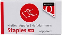 Nieten Quantore 24/6 verkoperd 1000 stuks