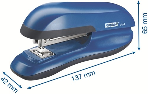 Bureaunietmachine Rapid Fashion full-strip F16 20 vel blauw-2