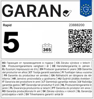 Nietmachine Rapid Classic full-strip K45 20 vel zwart-2