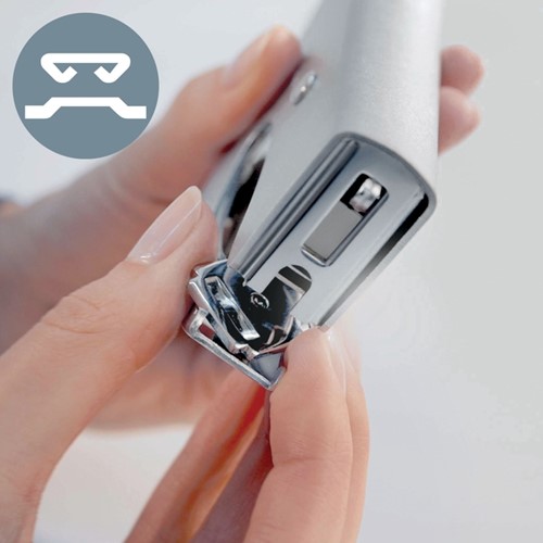 Niettang Leitz achterlaadmodel P3 40 vel zilver-3