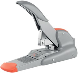 Nietmachine Rapid Supreme duax heavy duty 170 vel zilver/oranje