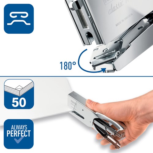 Niettang Rapid Classic K1+ 50 vel chroom blister-3
