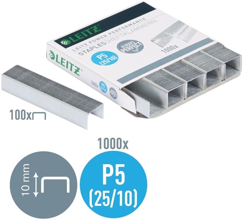 Nieten Leitz 25/10 verzinkt 1000 stuks-3