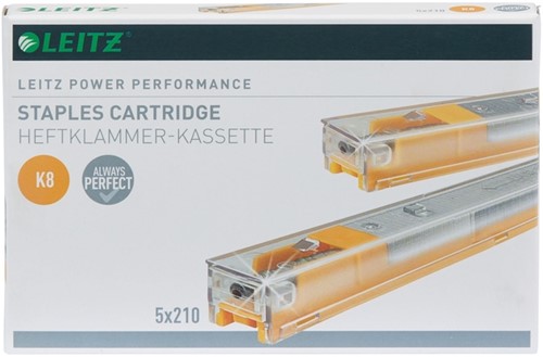 Nieten Leitz cassette K8 26/8 verzinkt 1050 stuks-1