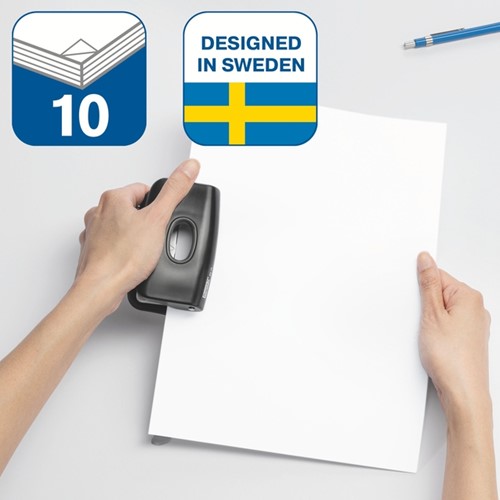 Perforator Rapid Fashion FC10 mini  10 vel zwart-2