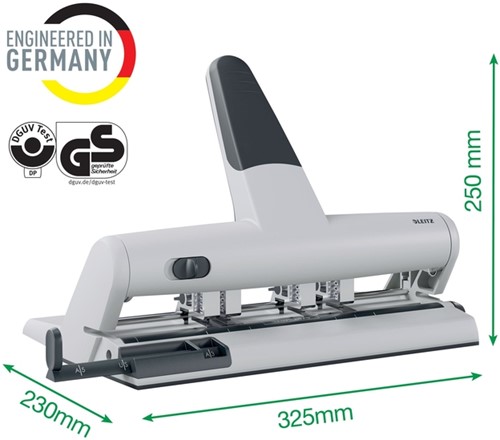 Perforator Leitz 5114 AKTO variabele multi zilver-6