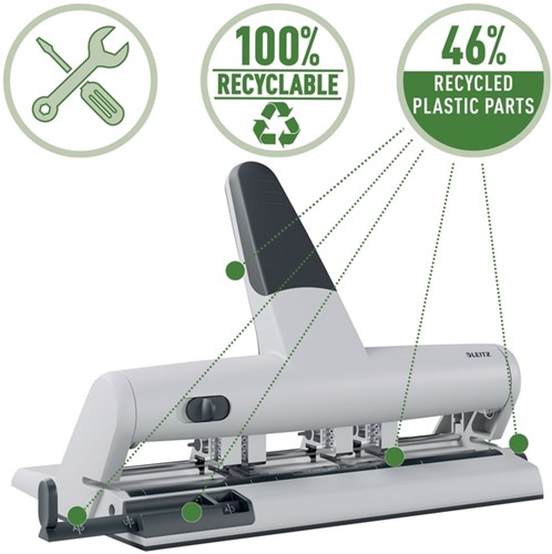 Perforator Leitz 5114 AKTO variabele multi zilver-7