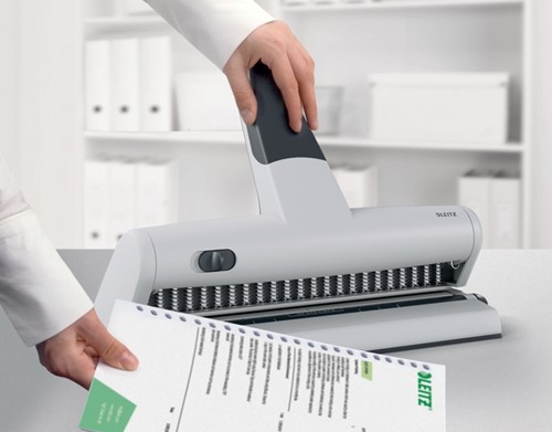 Perforator Leitz 5115 heavy duty 23 gaats zilver-4