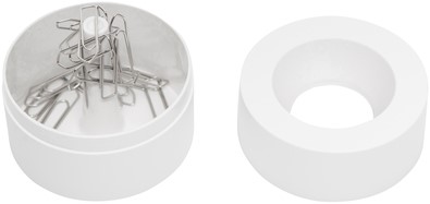 Papercliphouder MAUL Pro magnetisch Ø73mmx60mm wit-3
