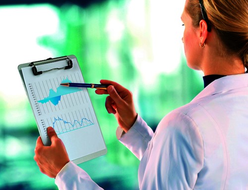 Klembord MAUL A5 staand aluminium-2