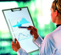 Klembord MAUL A3 staand aluminium-2