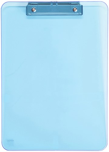 Klembord MAUL A4 staand transparant PS neon blauw-2