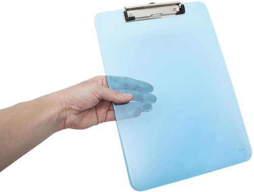 Klembord MAUL A4 staand transparant PS neon blauw-3