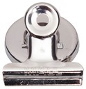 Papierklem MAUL Bulldog met magneet 30mm zilver 2 stuks
