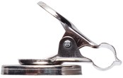 Papierklem MAUL Bulldog met magneet 40mm zilver 2 stuks-1
