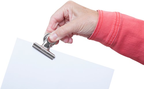 Papierklem MAUL Bulldog met magneet 52mm zilver 2 stuks-4