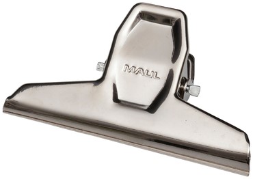 Papierklem MAUL Pro 95mm capaciteit 25mm zilver 2 stuks-2