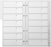 Telefoonalbum Kangaro 215x130mm A-Z 4-rings zwart-4