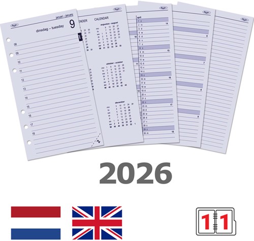 Agendavulling 2026 Kalpa Personal 1dag/1pagina-2