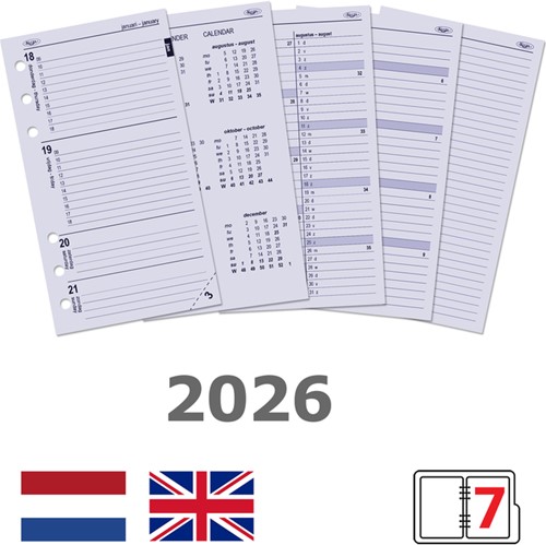 Agendavulling 2026 Kalpa Personal 7dagen/2pagina's-2