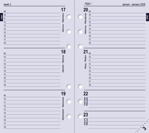 Agendavulling 2026 Kalpa Personal jaardoos 7dagen/2pagina's-4