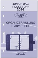 Agendavulling 2026 Kalpa Pocket 1dag/1pagina