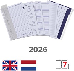 Agendavulling 2026 Kalpa A5 jaardoos 7dagen/2pagina's